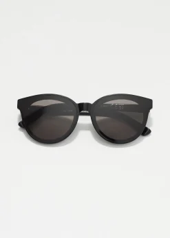 Abgerundete Sonnenbrille aus Acetat