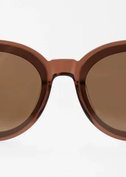 Abgerundete Sonnenbrille aus Acetat