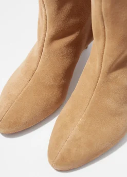 Ankle Boots mit weitem Schaft