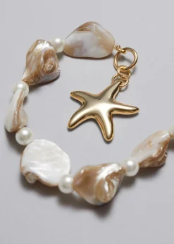 Armband mit Seestern und Muscheln