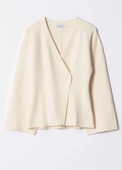 Asymmetrische Strickjacke
