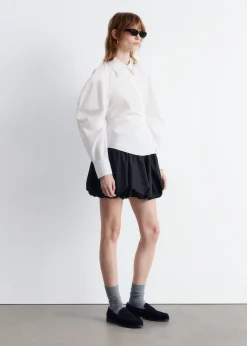 Asymmetrisches Hemd aus Baumwolle