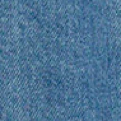 Ausgestellte Jeans mit Falten