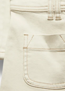Ausgestellte Jeans mit hohem Bund