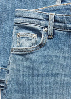 Ausgestellte Jeans mit hohem Bund