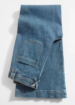 Ausgestellte Jeans mit hohem Bund