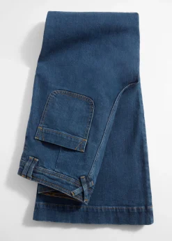 Ausgestellte Jeans mit hohem Bund