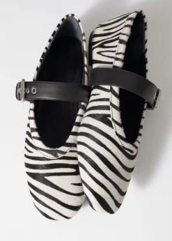 Ballerinas mit Zebramuster