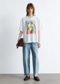 Bedrucktes Oversized-T-Shirt