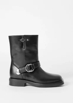 Bikerstiefel aus Leder