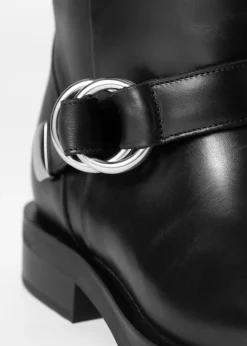 Bikerstiefel aus Leder