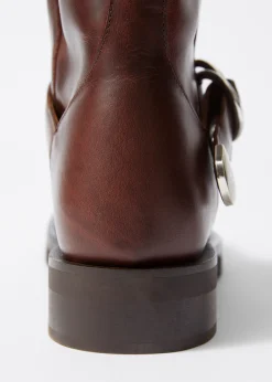 Bikerstiefel aus Leder