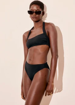 Bikinihose mit hohem Beinausschnitt