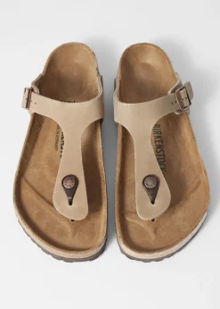 Birkenstock Gizeh Leoi Sandalen mit Zehensteg