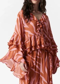 Bluse mit Rüschen