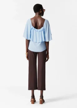 Bluse mit Rüschen