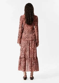 Bluse mit Rüschen und V-Ausschnitt