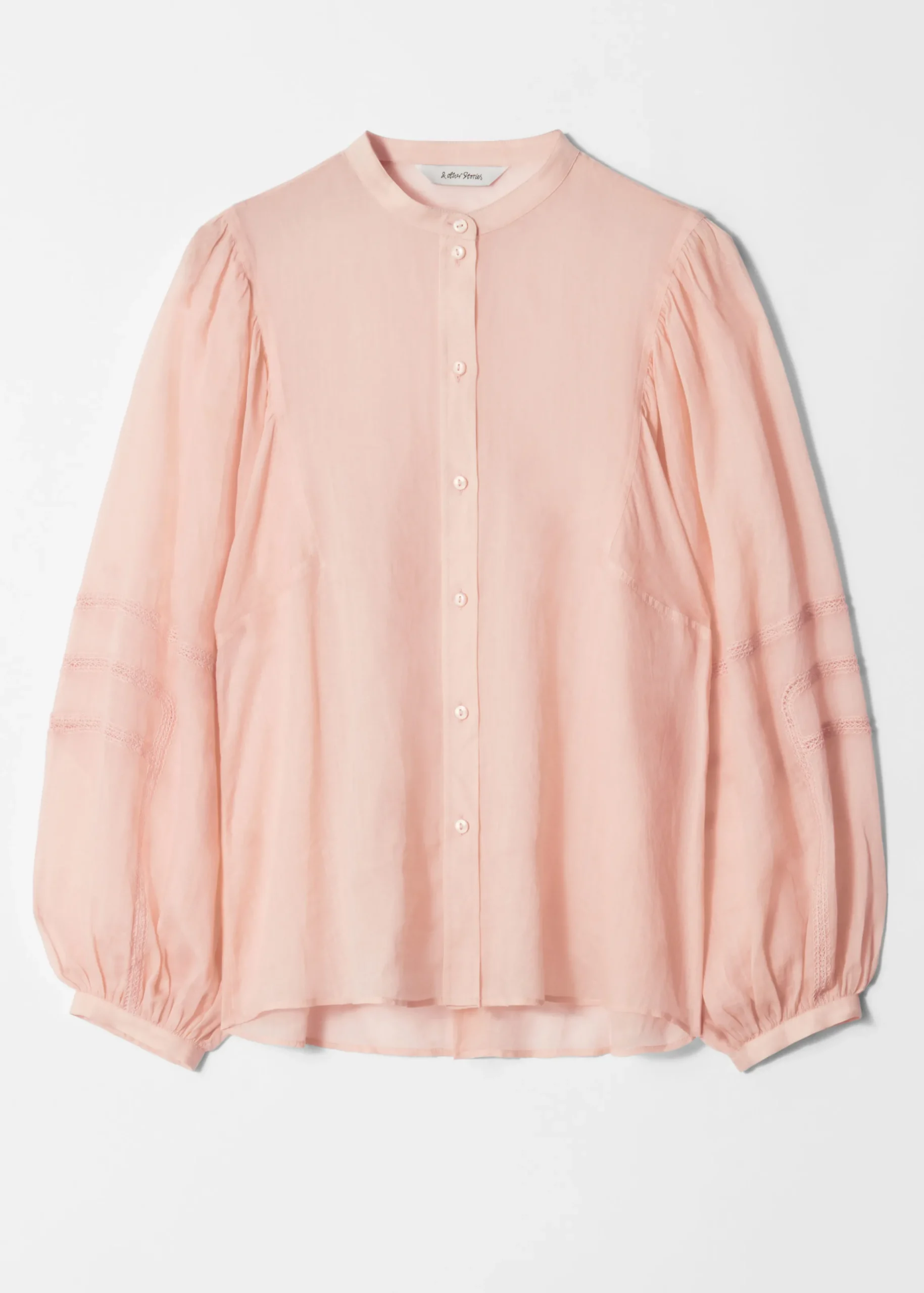 Bluse mit voluminösen Ärmeln
