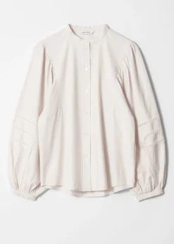 Bluse mit voluminösen Ärmeln