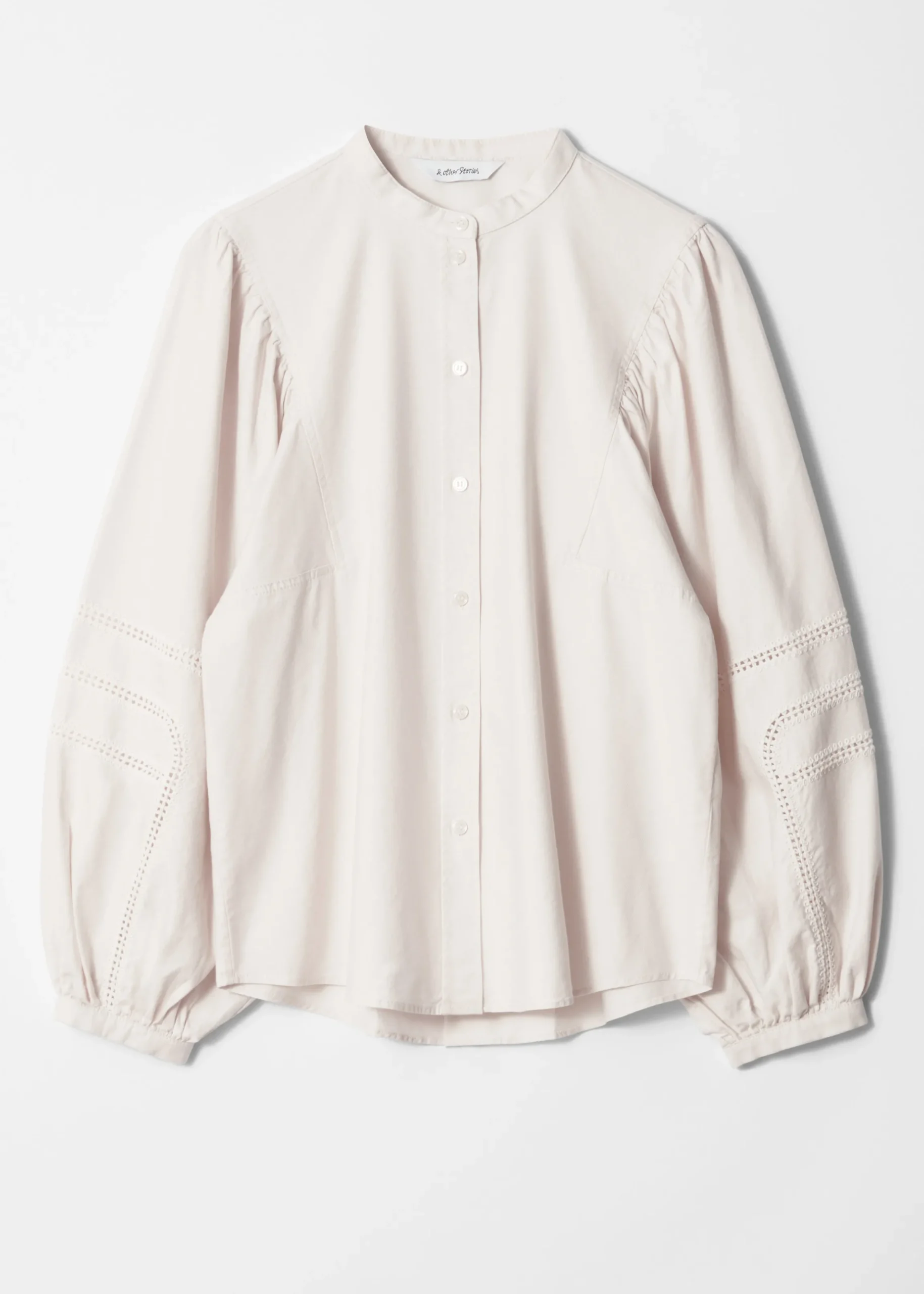 Bluse mit voluminösen Ärmeln