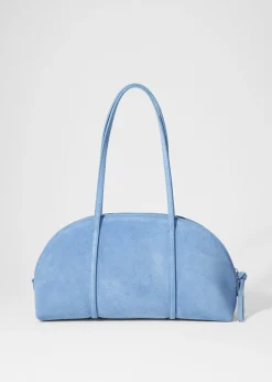 Bowlingtasche aus Veloursleder