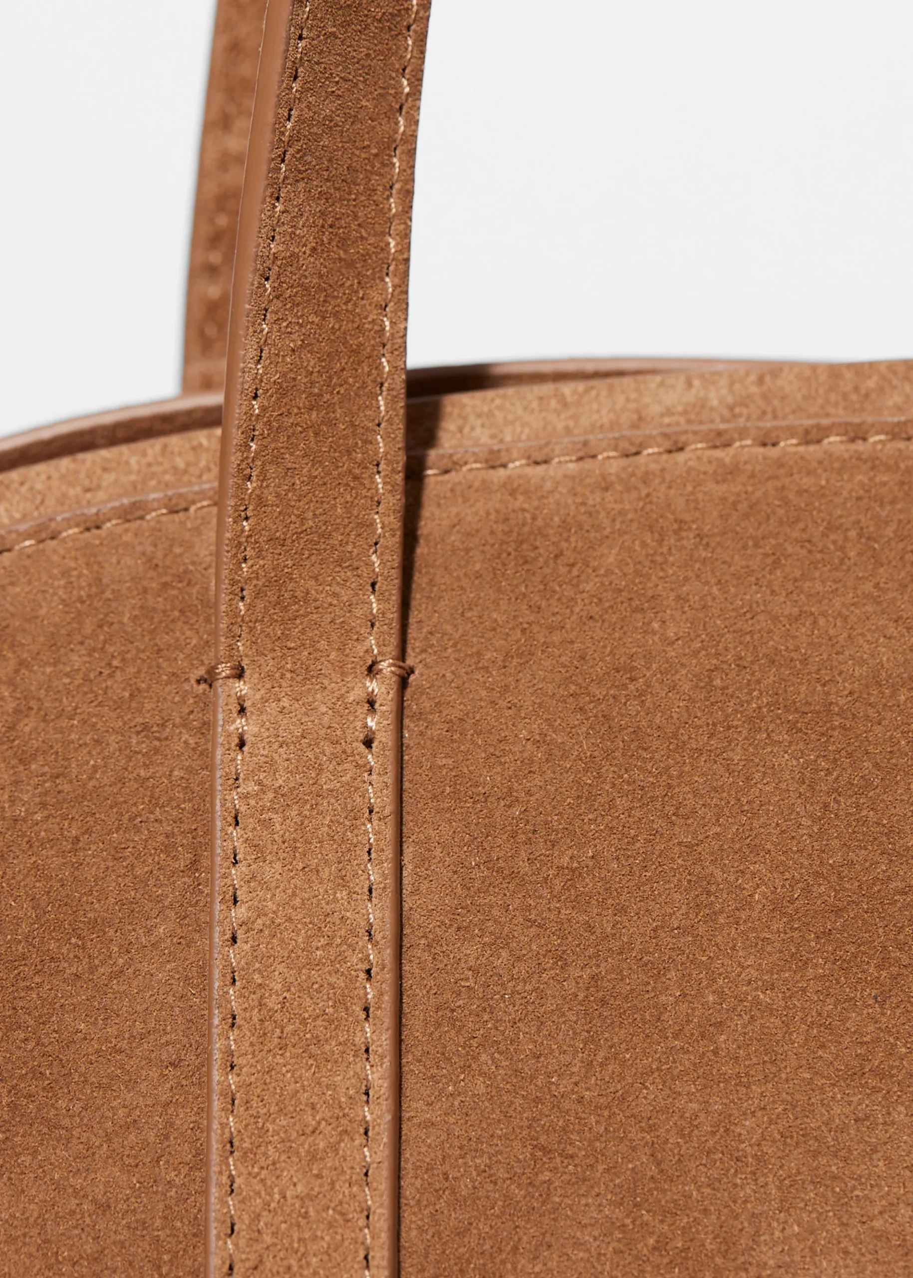 Bowlingtasche aus Veloursleder