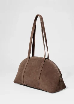 Bowlingtasche aus Veloursleder