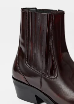 Chelsea Boots aus Leder im Biker-Stil