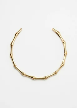 Choker-Halskette in Bambus-Optik