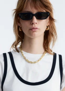 ContrastTrim Tank Top