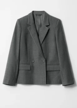 Doppelreihiger Blazer aus Wolle