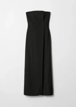 Doppelreihiger Bustier-Jumpsuit