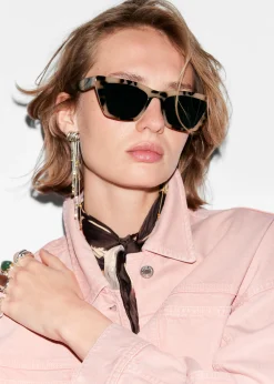 Eckige Cateye-Sonnenbrille