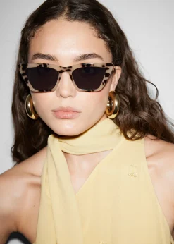 Eckige Cateye-Sonnenbrille