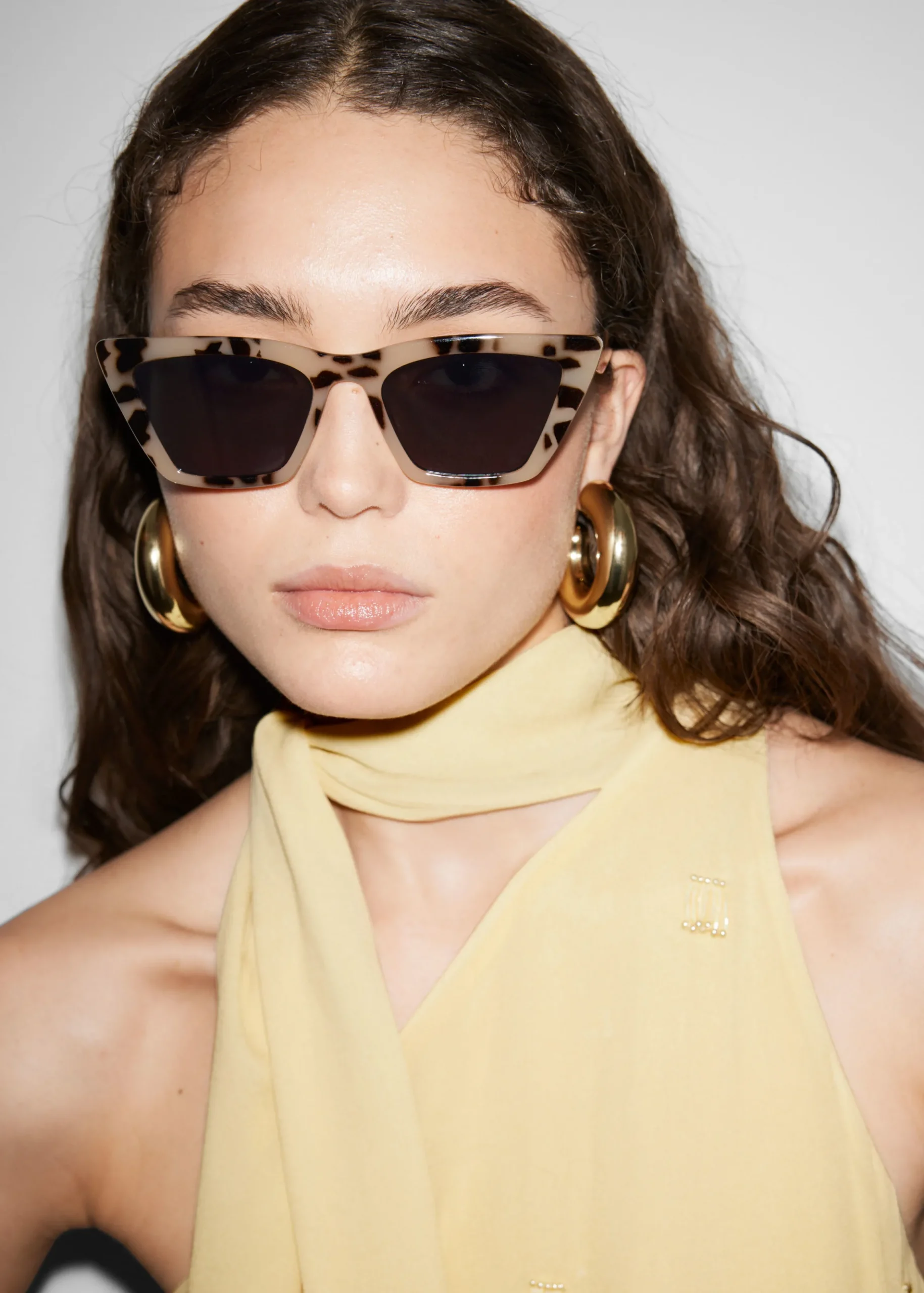Eckige Cateye-Sonnenbrille