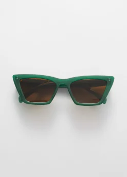 Eckige Cateye-Sonnenbrille