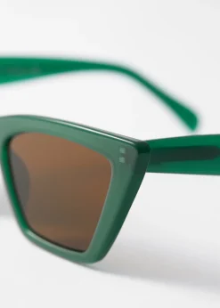 Eckige Cateye-Sonnenbrille