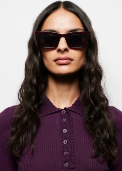 Eckige Cateye-Sonnenbrille