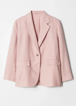 Einreihiger Leinenblazer