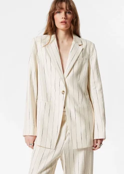 Einreihiger lockerer Blazer
