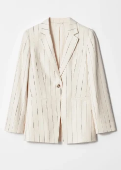 Einreihiger lockerer Blazer