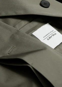 Einreihiger Trenchcoat