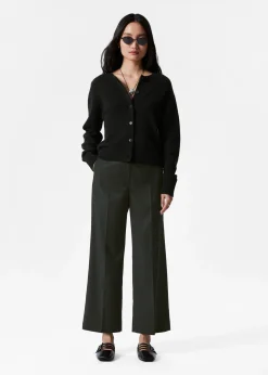 Elegante Hose in verkürzter Länge