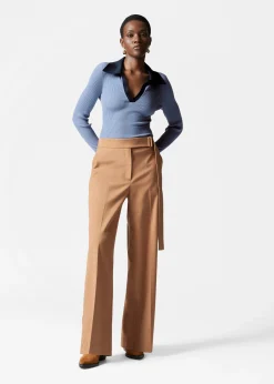 Elegante Hose mit weitem Bein