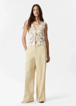 Elegante Leinenhose