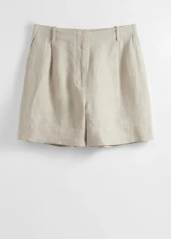 Elegante Leinenshorts