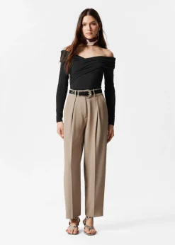 Elegante, schmal zulaufende Hose