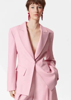 Eleganter, rosafarbener Blazer