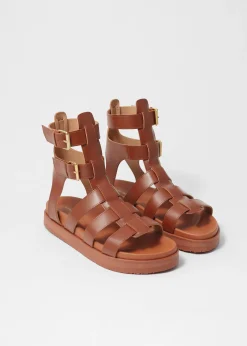 Fisherman-Sandalen aus Leder