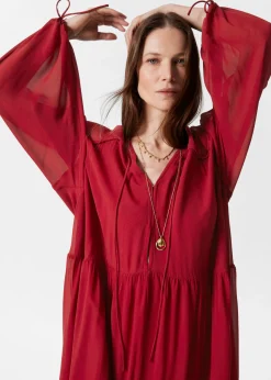Fließendes Maxikleid